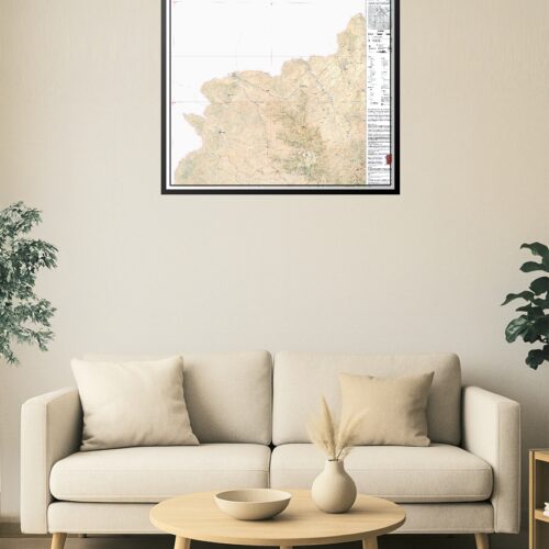Ethiopia Tigray Region Geographic Base Poster – Detailed Topographic Reference picture