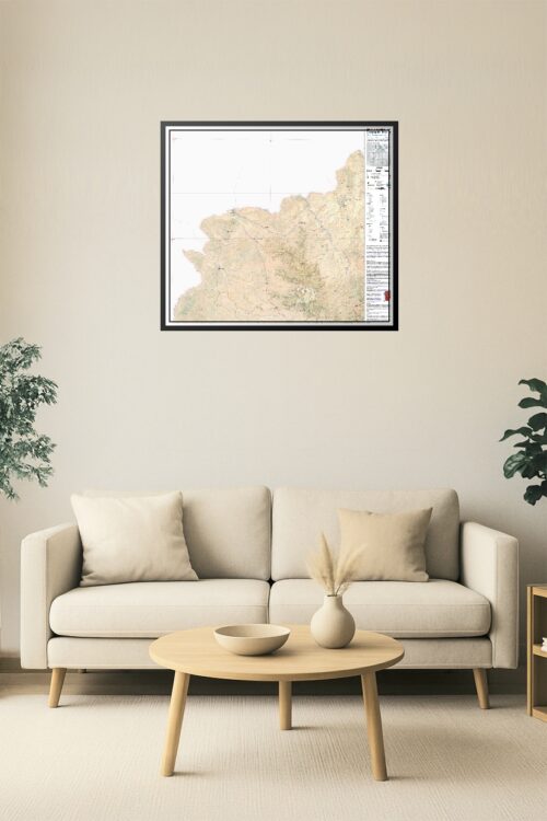 Ethiopia Tigray Region Geographic Base Poster – Detailed Topographic Reference picture