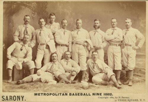 Metropolitan Baseball Nine 1882 – Vintage Team Portrait by Sarony picture