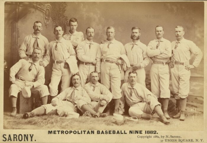 Metropolitan Baseball Nine 1882 – Vintage Team Portrait by Sarony picture