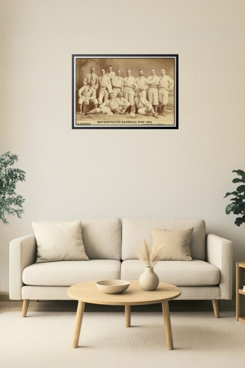 Metropolitan Baseball Nine 1882 – Vintage Team Portrait by Sarony picture