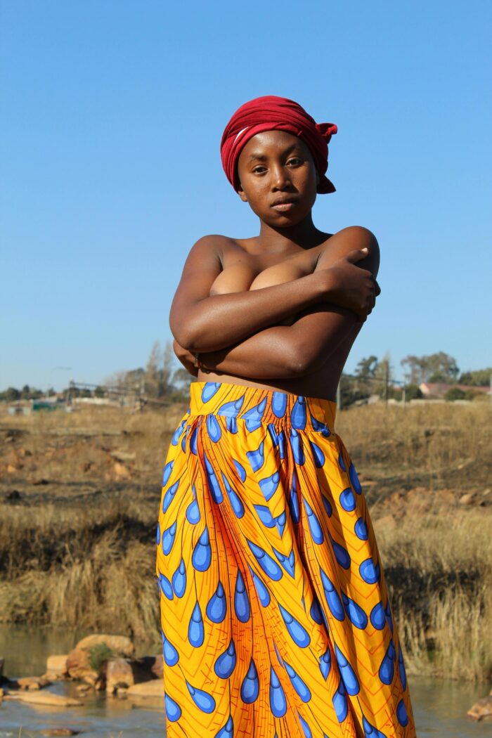 Topless Afrocentric Portrait – Bongani Nkwinika Photography picture