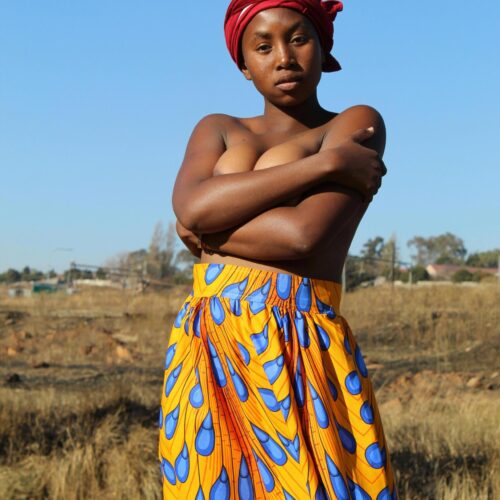Topless Afrocentric Portrait – Bongani Nkwinika Photography picture