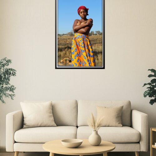 Topless Afrocentric Portrait – Bongani Nkwinika Photography picture