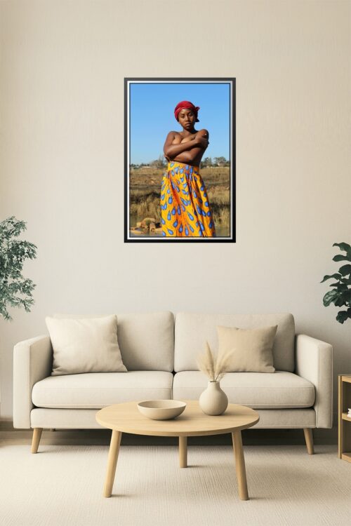 Topless Afrocentric Portrait – Bongani Nkwinika Photography picture