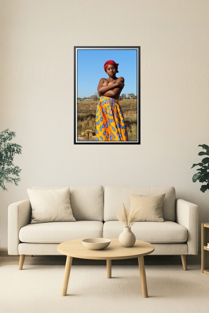 Topless Afrocentric Portrait – Bongani Nkwinika Photography picture