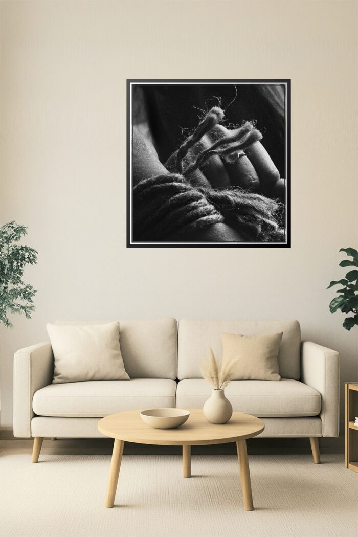 Bound in Texture – Black & White Close-Up picture
