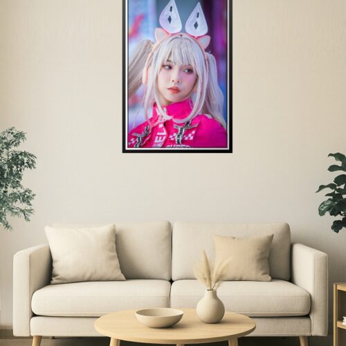 Neon Bunny Cosplay Vibes – Pop Culture Portrait picture
