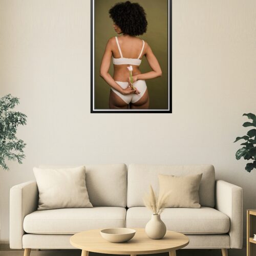 Feminine Grace – Minimalist Nude Art picture