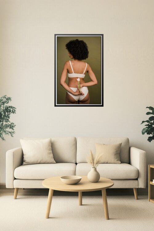 Feminine Grace – Minimalist Nude Art picture