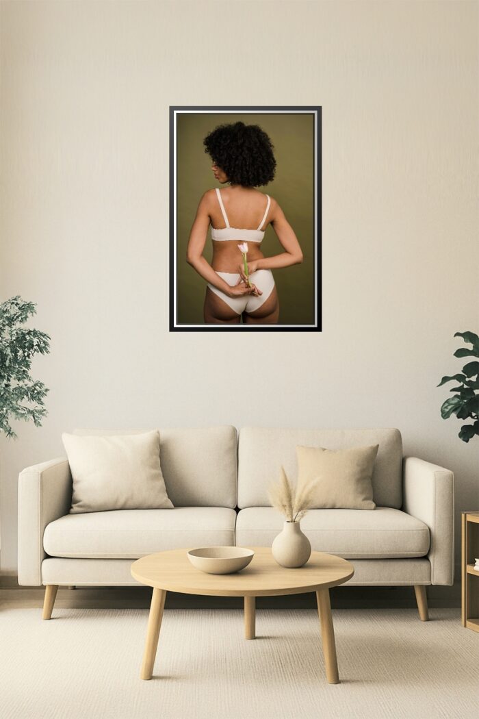 Feminine Grace – Minimalist Nude Art picture