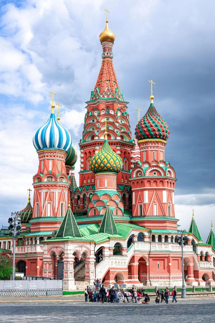 St. Basil's Cathedral in Daylight – Vibrant Moscow Wall Art picture