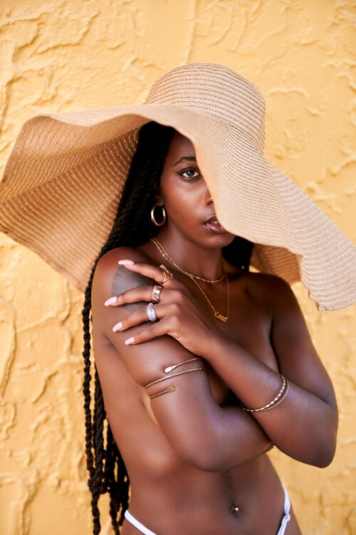 Seductive Sun Goddess – Sensual Summer Muse Wall Art picture