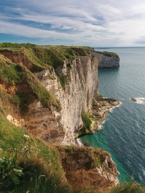 Majestic Cliffs of Étretat – Scenic Coastal Landscape Wall Art picture