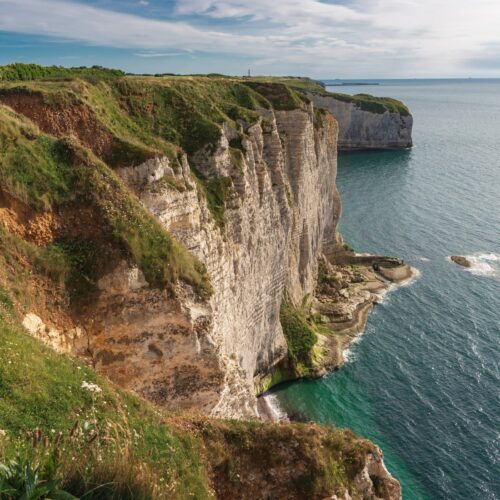 Majestic Cliffs of Étretat – Scenic Coastal Landscape Wall Art picture