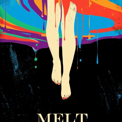 MELT – Surreal Psychedelic Poster with Dreamy Poem picture
