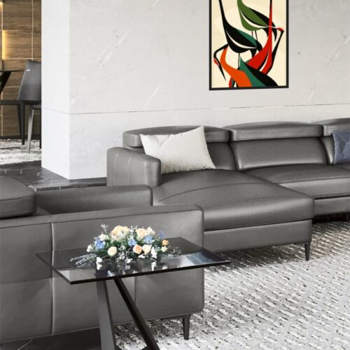 Abstract Crane Dance Art Deco Poster picture