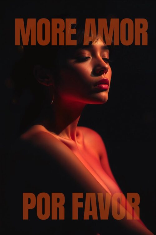 More Amor Por Favor – Minimalist Romantic Portrait Poster picture