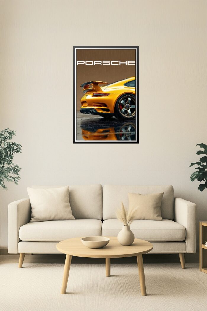 Golden Beast – Porsche 911 GT3 RS Concept Poster picture