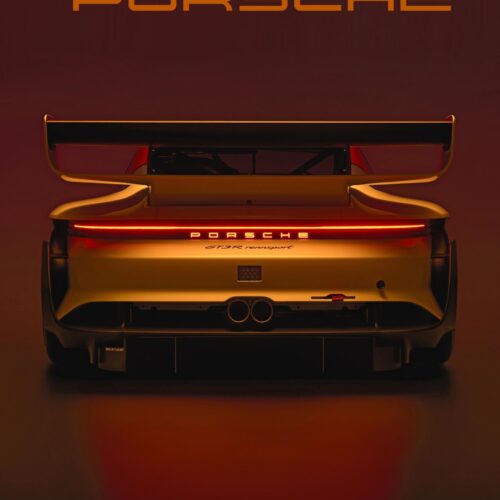 Porsche 911 GT3 R Rennsport – Rear View Racing Poster picture