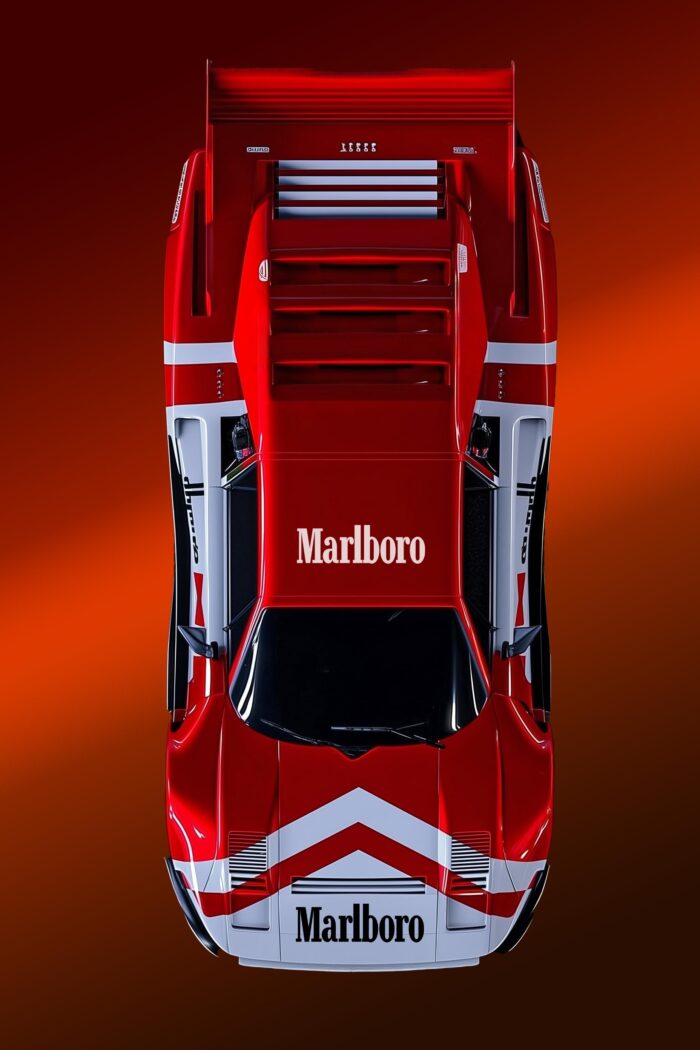 Marlboro Livery Racing Supercar Poster picture