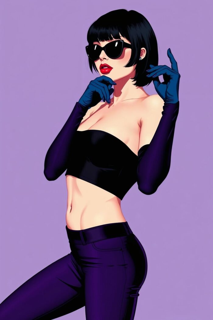 Retro Femme Fatale Pop Art Poster – Bold & Stylish Wall Decor picture