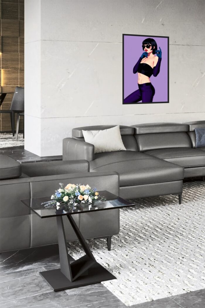 Retro Femme Fatale Pop Art Poster – Bold & Stylish Wall Decor picture