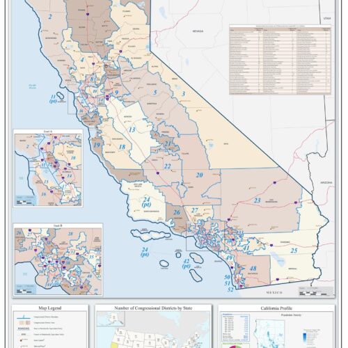 California Congressional District Map – 118th U.S. Congress picture