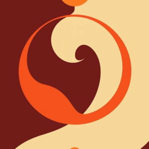 Abstract Geometric Symbol Poster – Modern Minimalist Art picture