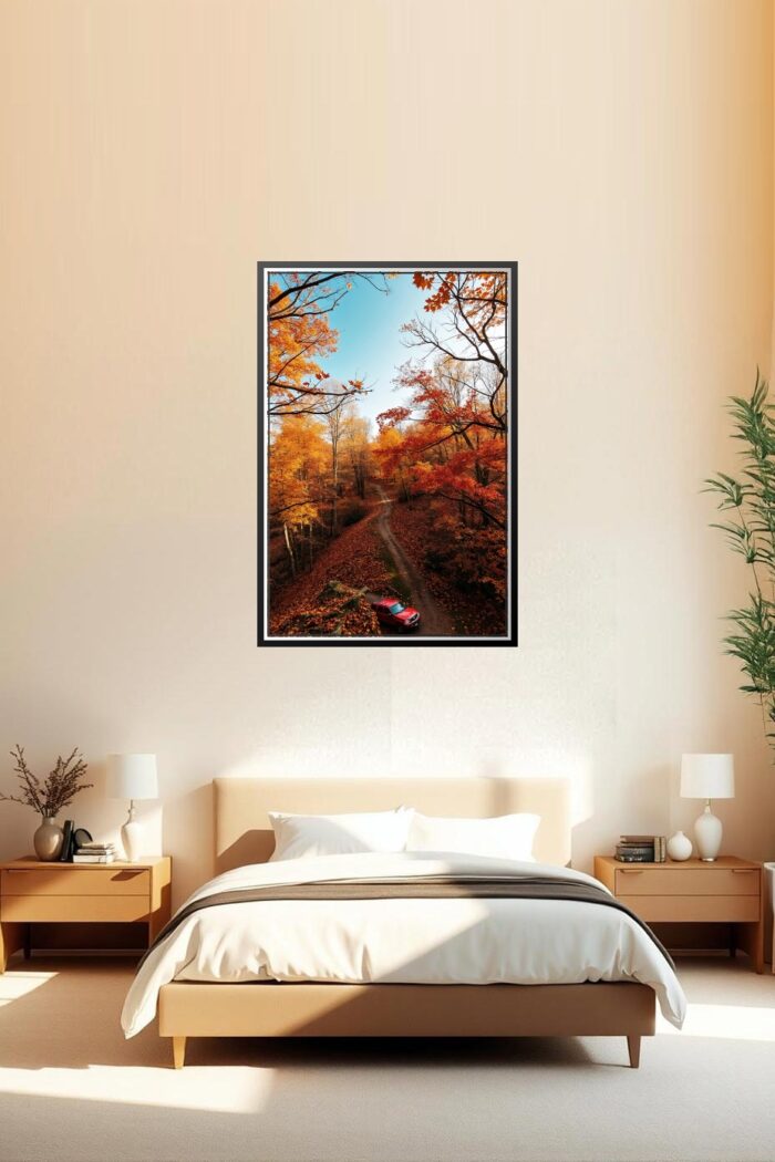 Autumn Forest Scenic Poster – Nature Landscape Photography picture