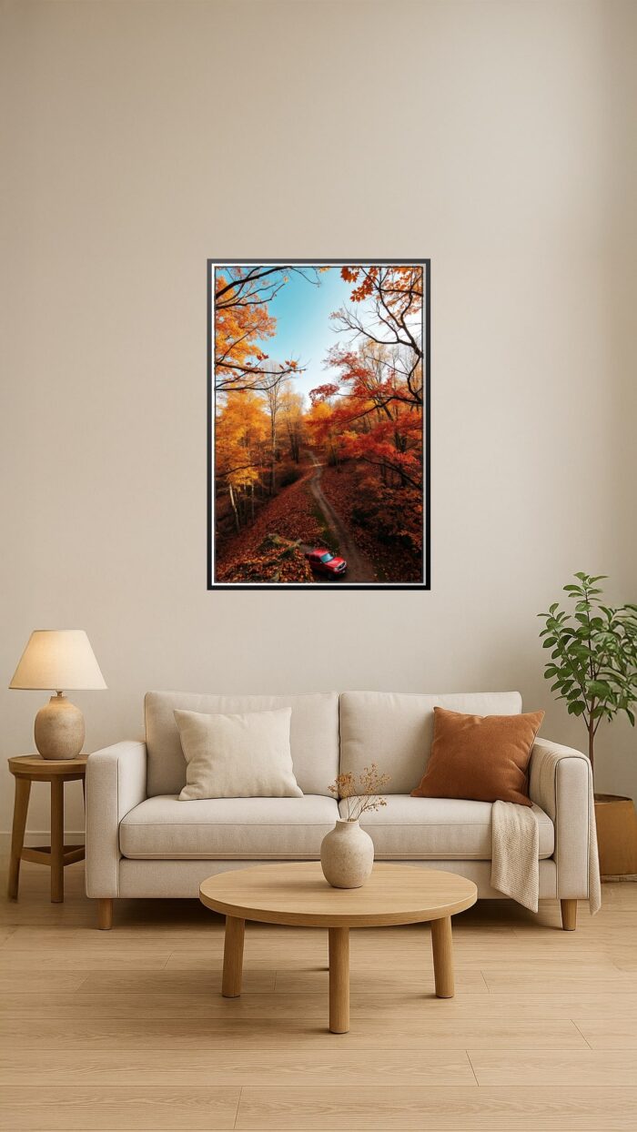 Autumn Forest Scenic Poster – Nature Landscape Photography picture