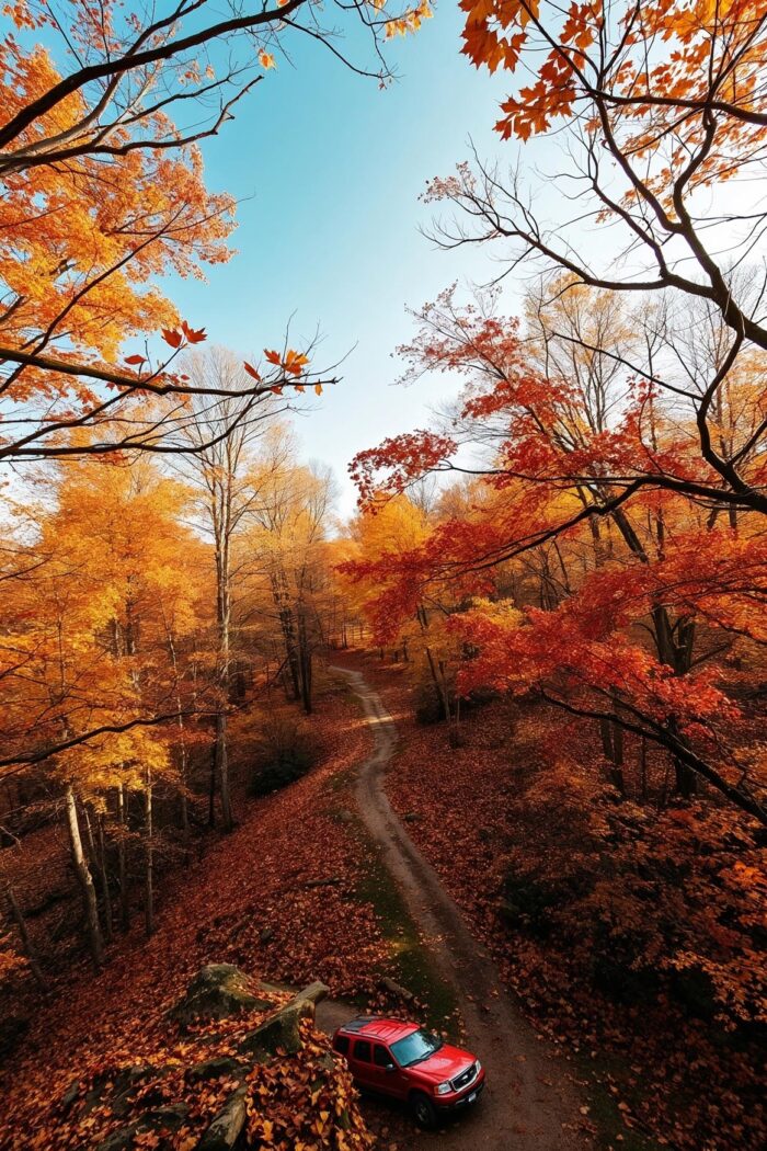 Autumn Forest Scenic Poster – Nature Landscape Photography picture