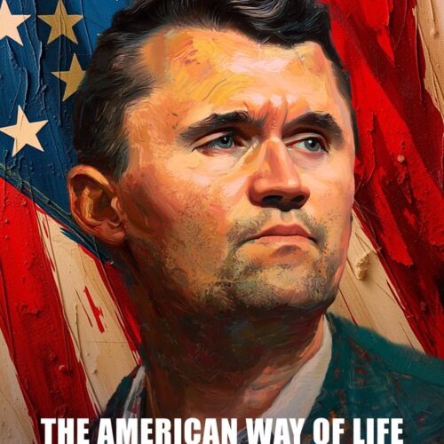 Charlie Kirk Tribute Poster – Defending the American Way of Life picture