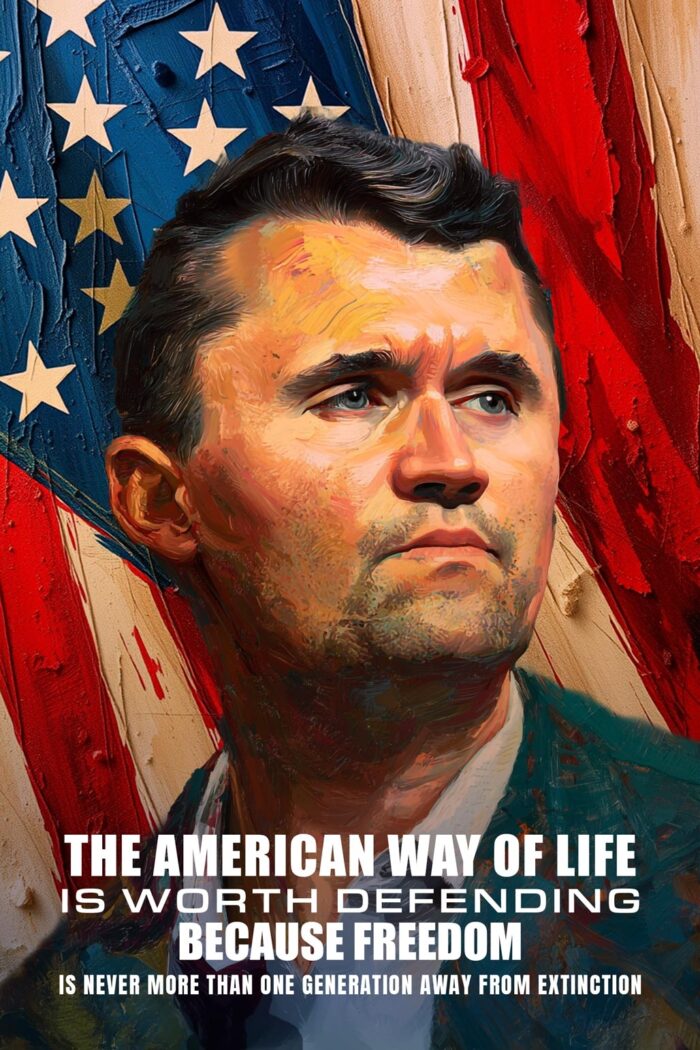Charlie Kirk Tribute Poster – Defending the American Way of Life picture