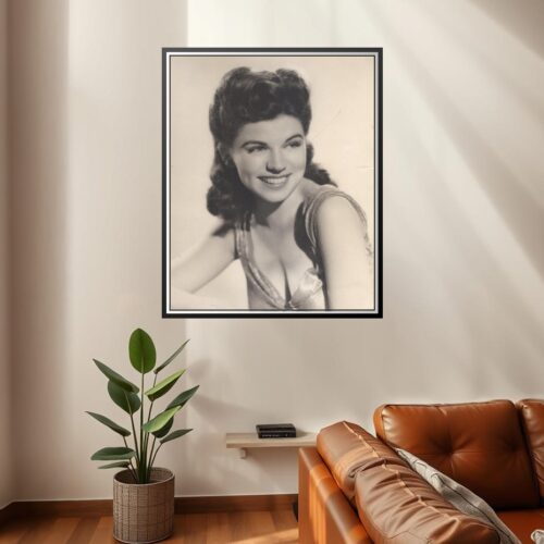Annette Warren Vintage Glamour Portrait – Classic Hollywood Photography Art Print picture