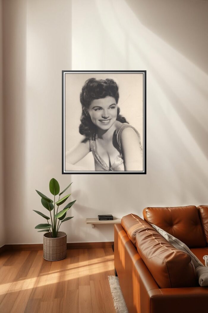 Annette Warren Vintage Glamour Portrait – Classic Hollywood Photography Art Print picture