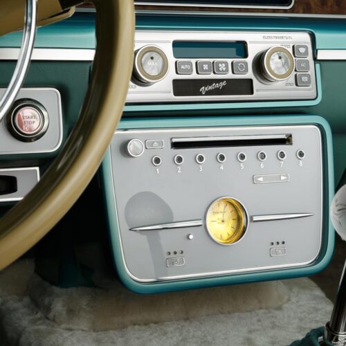 Retro Car Dashboard Poster – Classic Style Meets Modern Cool | Perfect Gift picture