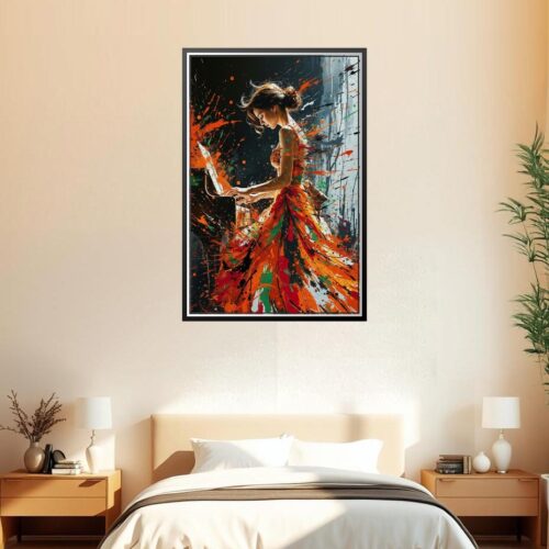 Abstract Piano Muse Poster – Explosion of Art & Passion | Perfect Gift picture
