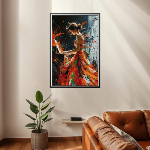 Abstract Piano Muse Poster – Explosion of Art & Passion | Perfect Gift picture