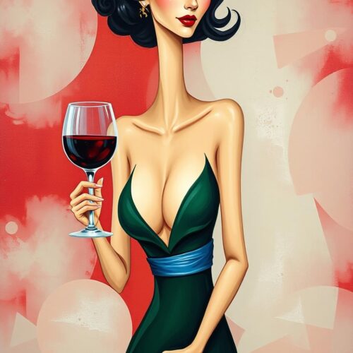 Pop Art Glamorous Woman Poster – Chic and Sophisticated Vibes | Perfect Gift picture
