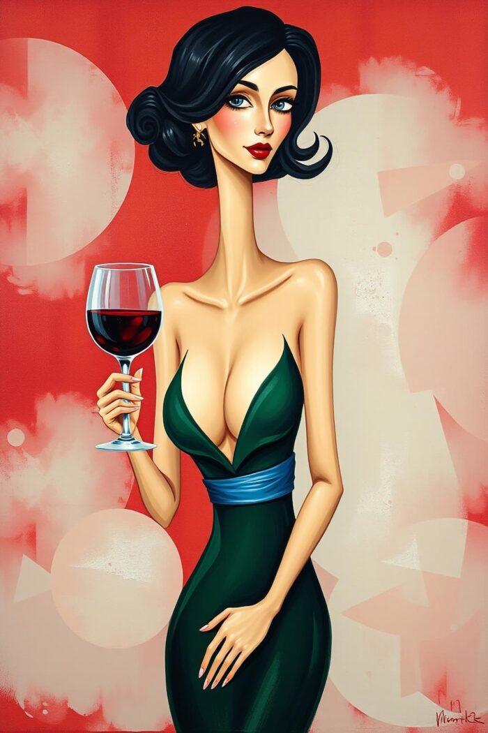 Pop Art Glamorous Woman Poster – Chic and Sophisticated Vibes | Perfect Gift picture