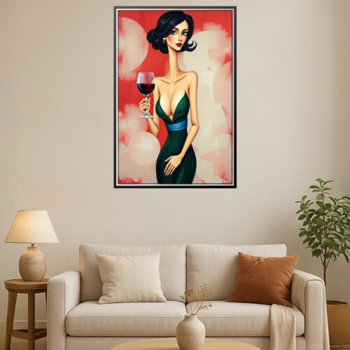 Pop Art Glamorous Woman Poster – Chic and Sophisticated Vibes | Perfect Gift picture