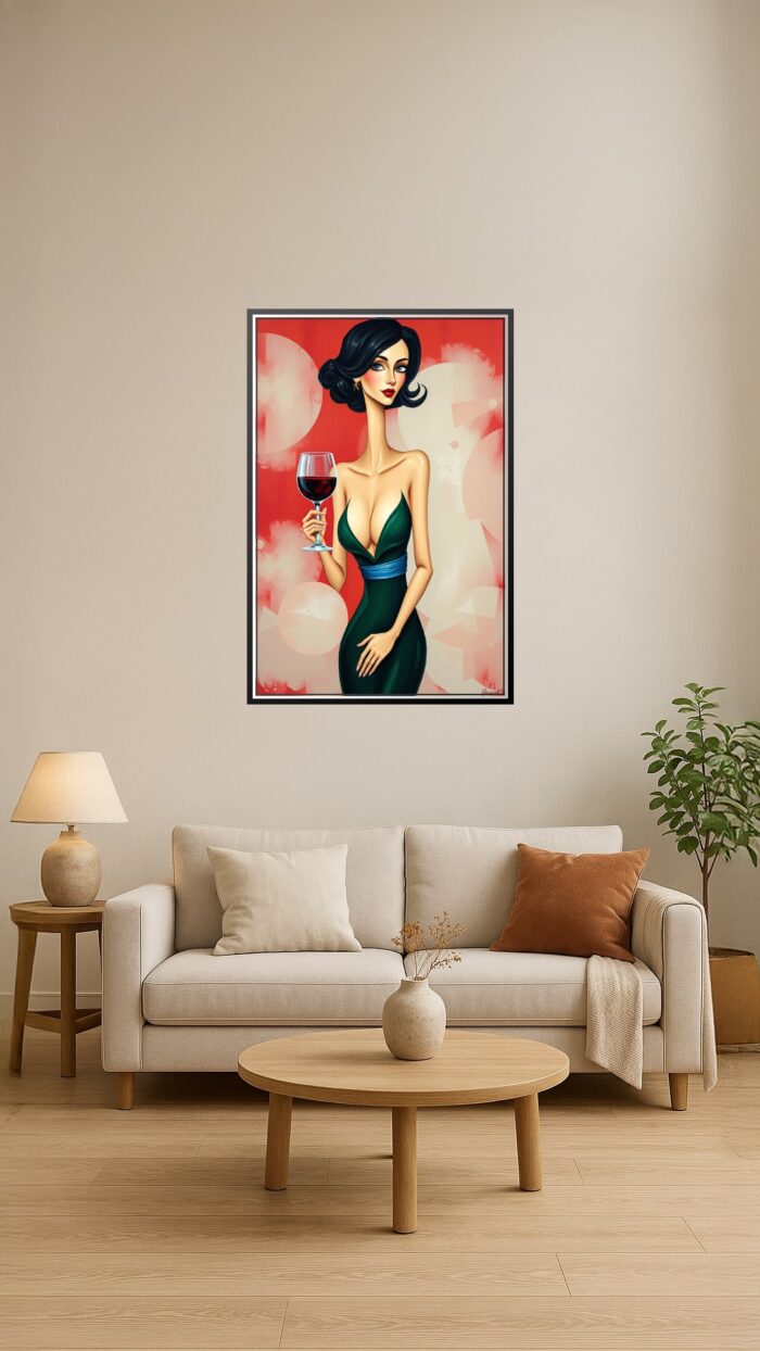 Pop Art Glamorous Woman Poster – Chic and Sophisticated Vibes | Perfect Gift picture