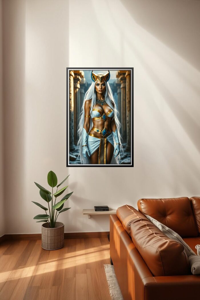 Fantasy Warrior Queen Poster – Regal Power and Beauty | Perfect Gift picture