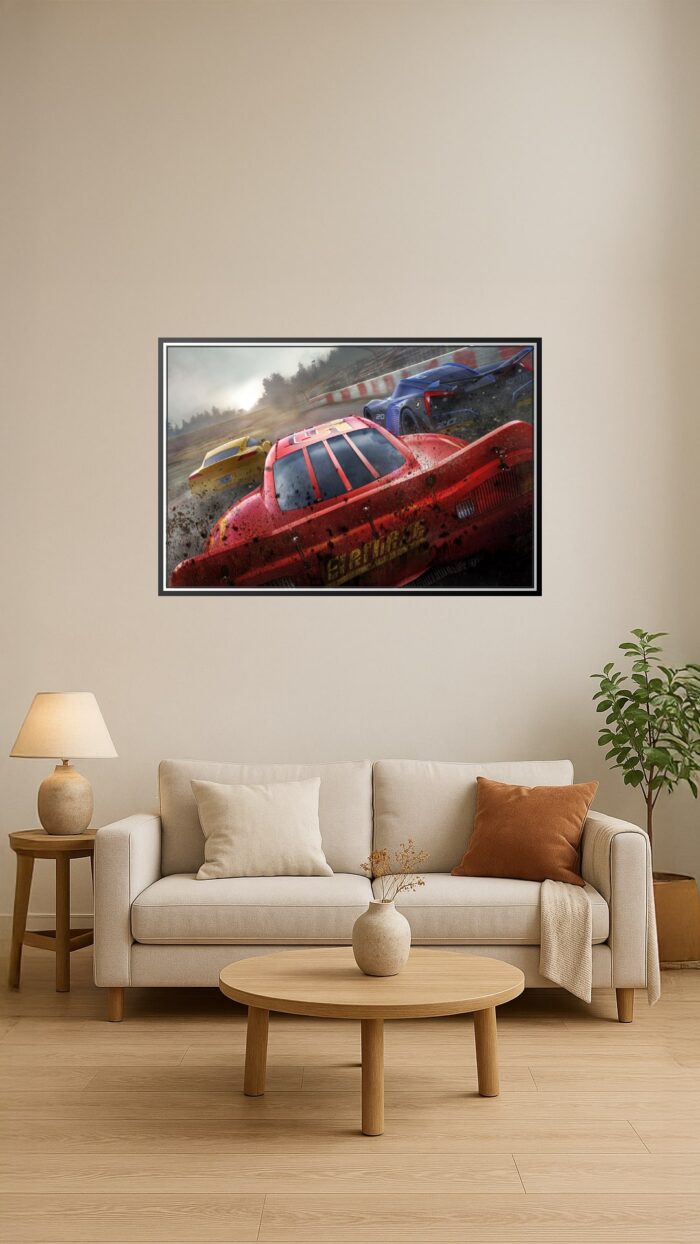 Racing Cars Poster – Speed and Adrenaline on Track | Perfect Gift picture