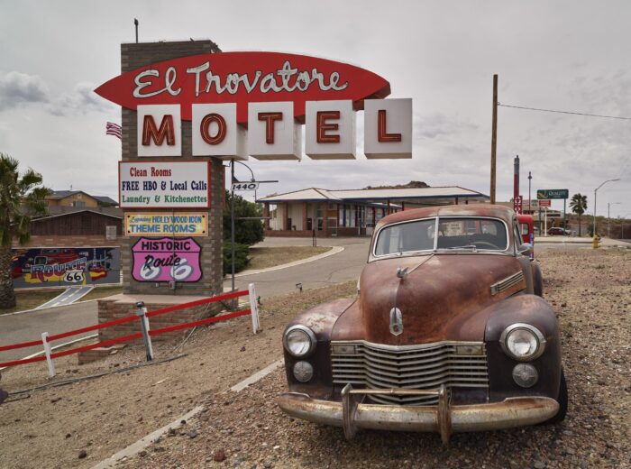 Retro El Trovatore Motel Poster – Route 66 Americana Vibes | Perfect Gift picture