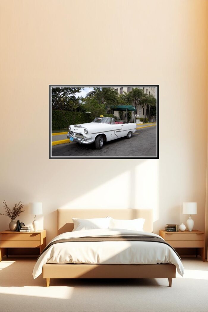 Vintage Convertible Taxi Poster – Hotel Nacional de Cuba Elegance | Great Gift picture