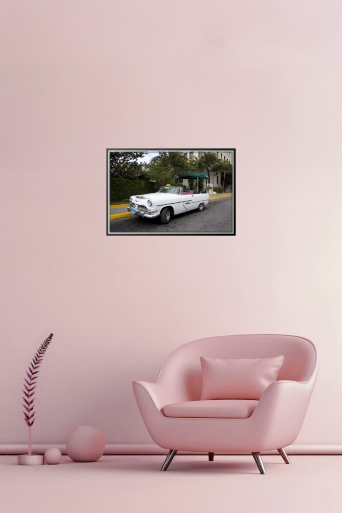 Vintage Convertible Taxi Poster – Hotel Nacional de Cuba Elegance | Great Gift picture