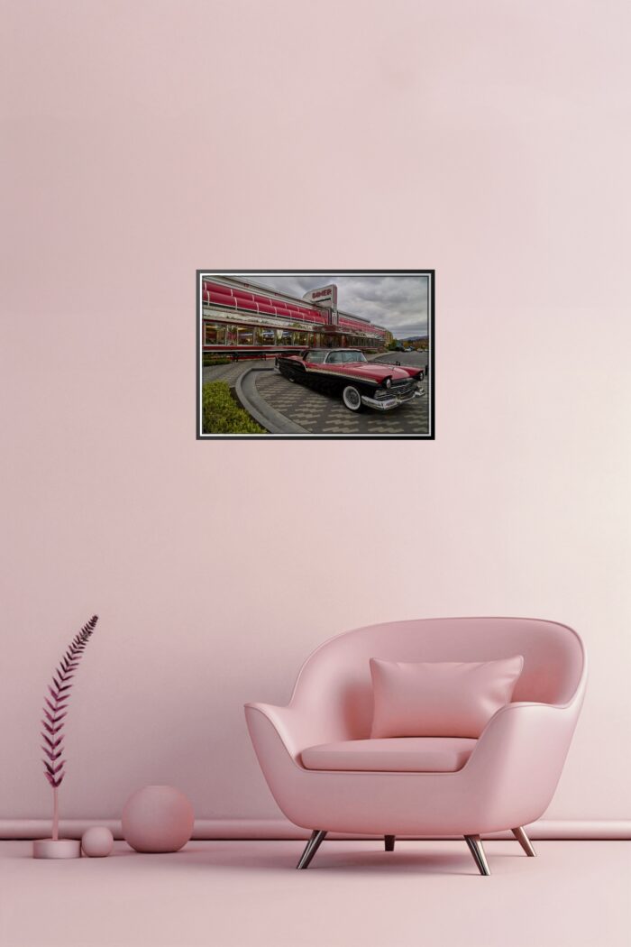 Retro Diner Nostalgia Poster – Sunliner Diner, Pigeon Forge | Great Gift picture