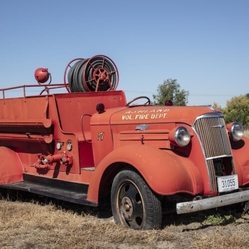 Vintage Fire Truck Poster – Ashland Volunteer Dept., Nebraska | Great Gift picture